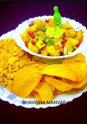A picture of Sweet potato chaat.