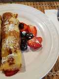 Crepas con fresas y moras