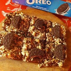 Oreo rice crispes bar A picture of Oreo rice crispes bar.
