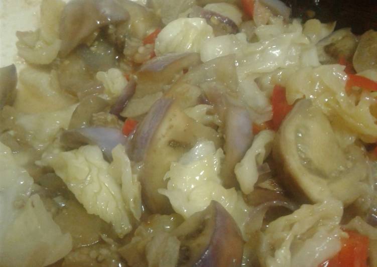  Resep  Tumis terong with kol oleh Arum Wijayanti Cookpad