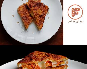 Popular Cuisine Kimchi Grilled Cheese Sandwich Delicious Perfect