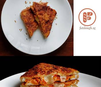 The New Way Make Recipe Kimchi Grilled Cheese Sandwich Delicious Simple