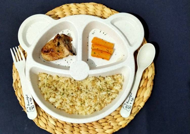 Langkah Mudah untuk Menyiapkan MPASI 1 tahun Butter Rice, Enak