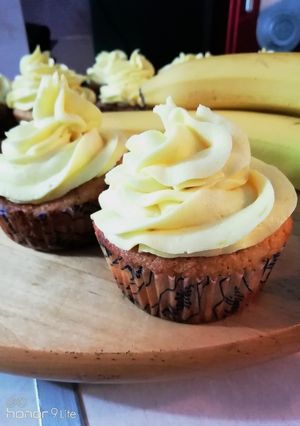 Φωτογραφία της συνταγής Cupcake μπανάνα