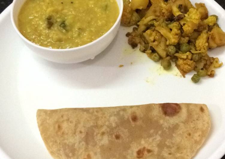Tasy Platter of Dhal and Subji
