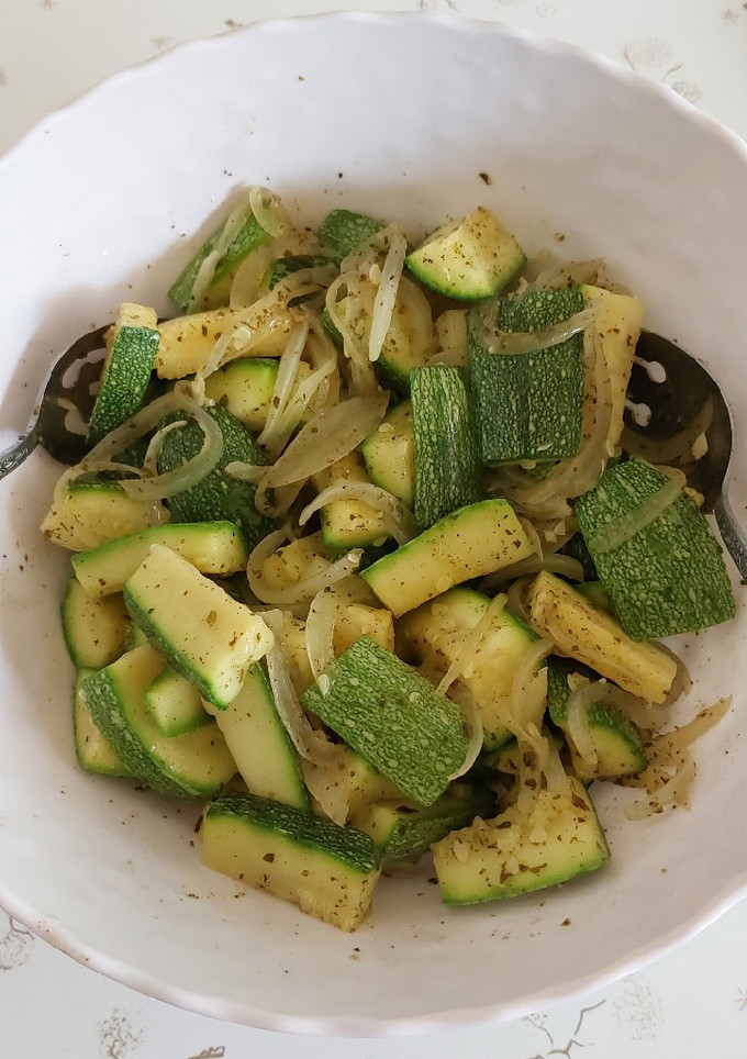 Una foto de Ensalada de calabacitas a la vinagreta