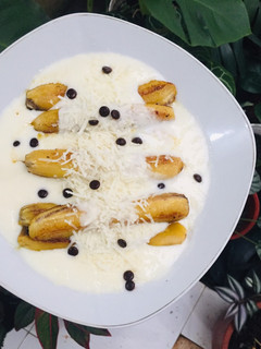 Foto resep Pisang Berendam Vla Susu Ide Jualan Takjil Ramadhan