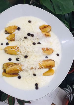Foto resep Pisang Berendam Vla Susu Ide Jualan Takjil Ramadhan