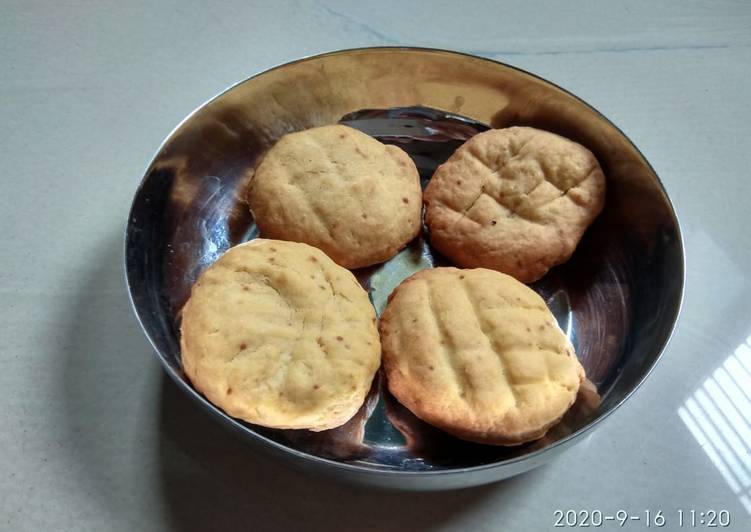 Recipe of Super Quick Homemade Wheat salted cookies biscuits
