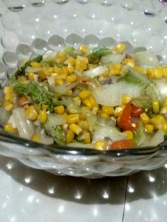 Foto resep Tumis Sawi Putih Jagung Manis