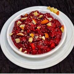A picture of Beetroot Halwa.