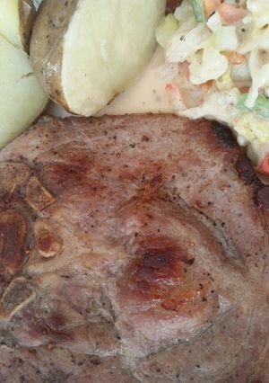 Una foto de Chuleta asada