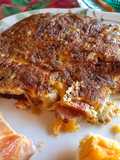 Tortilla de verduras tipo omelette