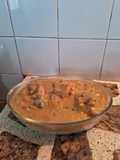Pollo super cremoso con especias