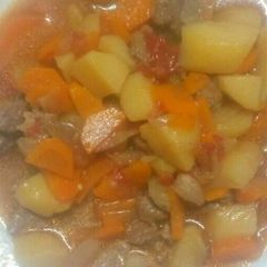 A picture of Mutton potato stew.