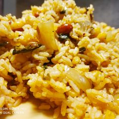 A picture of Govind Bhog Rice Pulao.