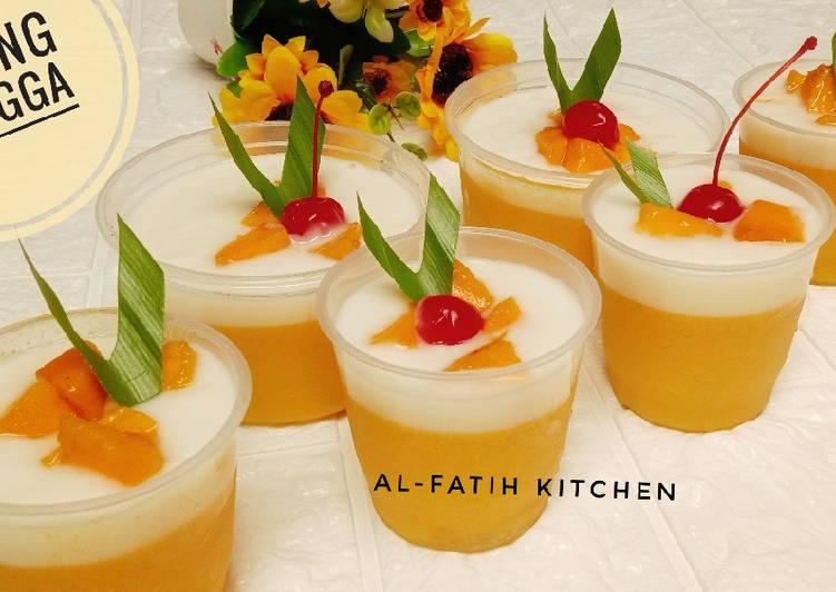 Resep Puding mangga vla susu, Lezat Sekali