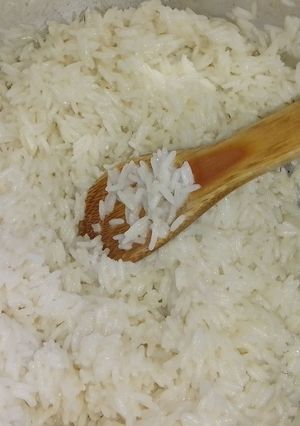 Una foto de Arroz frito con omelette