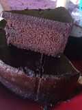 Brownise chocholate ganache no mixer no oven
