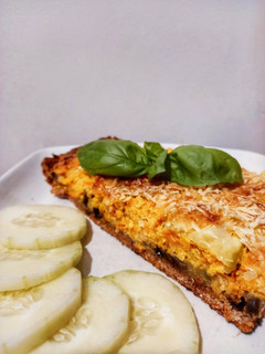 Una foto de Tarta de verduras con masa integral 👌🏻