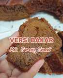 Kek Sarang Semut Versi Bakar