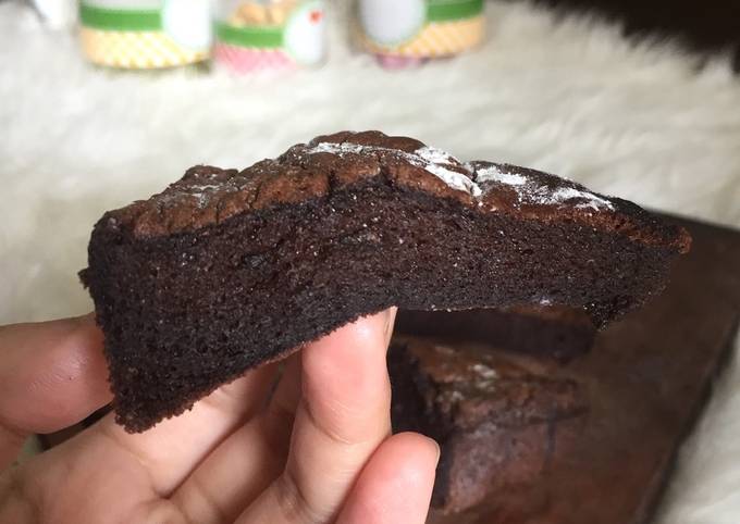 Resep Brownie Cake (flourless) keto/ debm