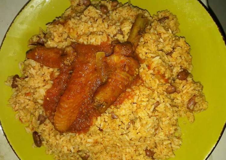 Step-by-Step Guide to Prepare Perfect Rice amd beans with chicken