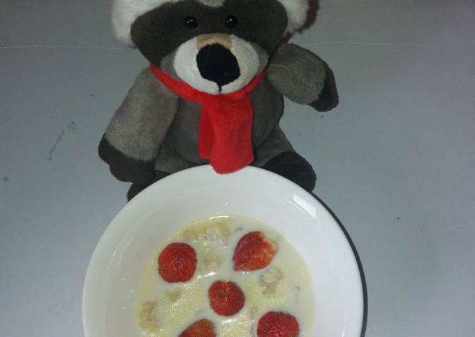 Детский суп "Клубничное наслаждение"