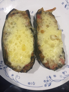 Una foto de Berenjenas rellenas muy ricas