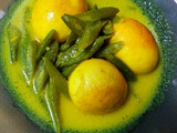 Gulai Telur + Buncis (Menu hemat Rasa Nikmat)