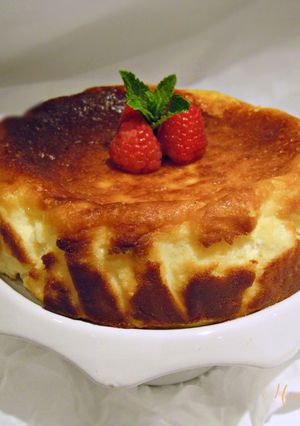 Una foto de Tarta de queso La Viña