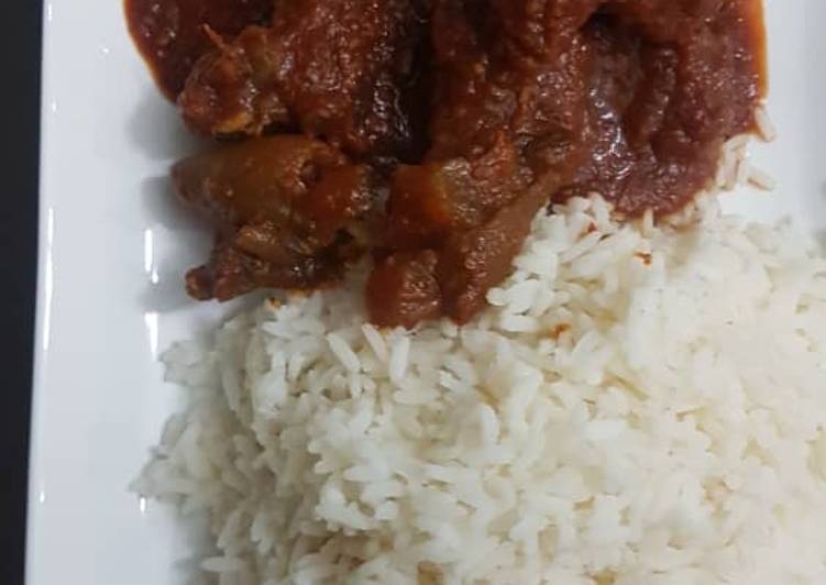 How to  Stew and rice