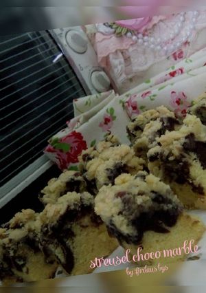 Foto resep Streusel choco marble