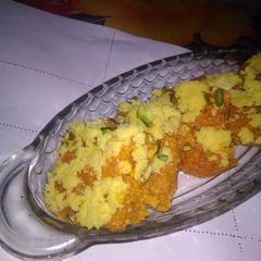 A picture of Pumpkin barfi.