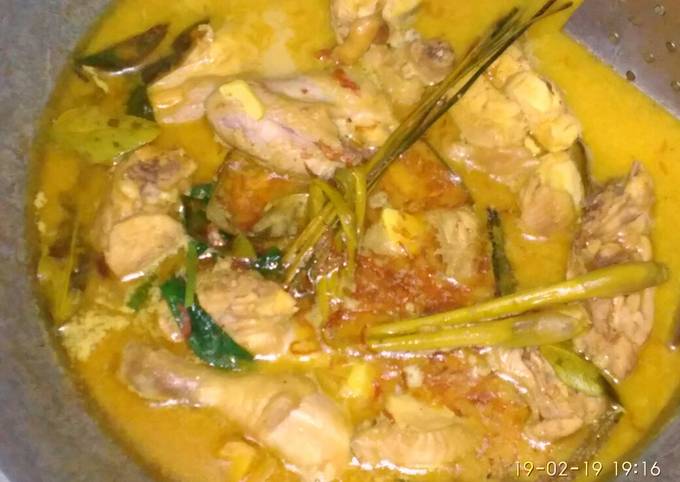 Opor ayam #resep pertamaku