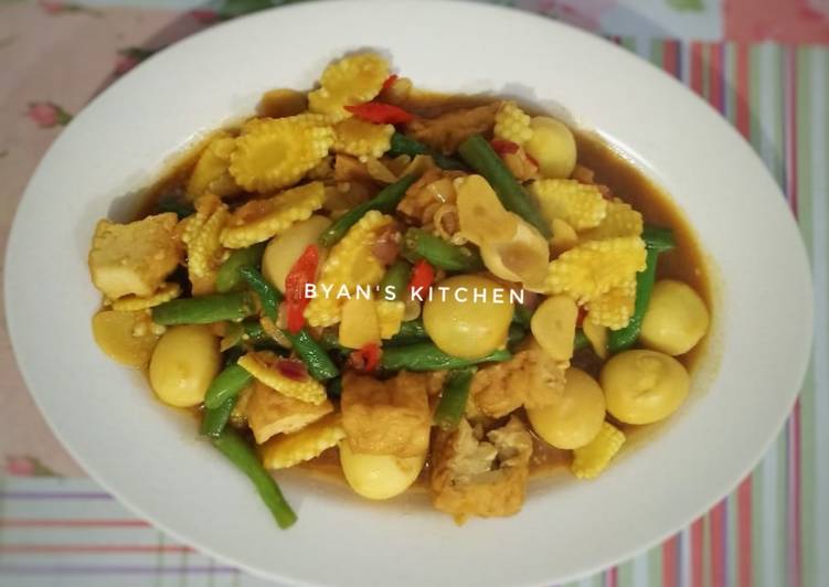 Tumis Buncis Putren Telur Puyuh