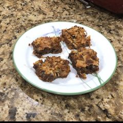 A picture of 7 layer bar.