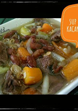 Foto resep 🍜Sup Daging Kacang Merah🍅🌿