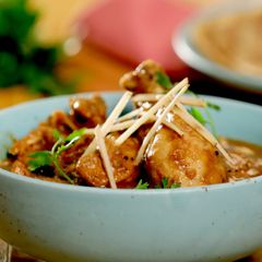 A picture of Chicken Dalcha.