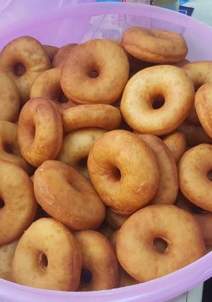 صورة لوصفة دونات هشه و طريه 😋🍩