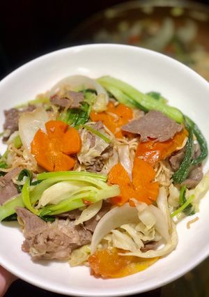 Hình của món Mì xào bò.