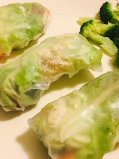 Una foto de Rollitos veganos de verdura