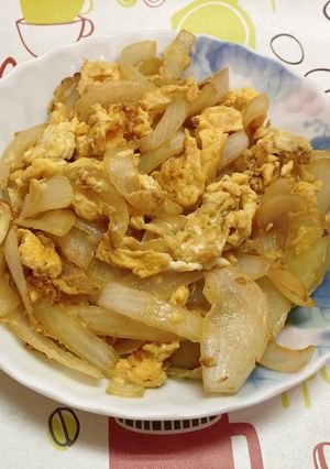 洋蔥炒蛋 的食譜成品照片