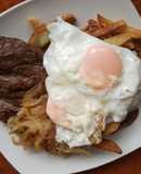 Bistec a lo pobre