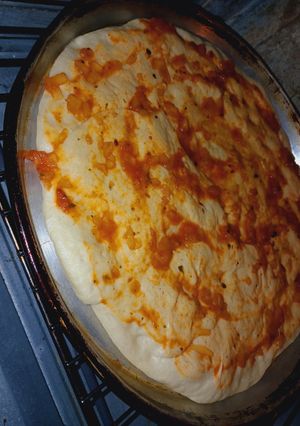 Una foto de Pizza casera 🍕🍕