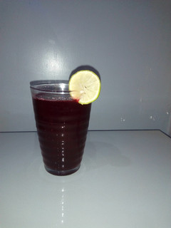A picture of Simple Beetroot, Ginger and lemon Juice.