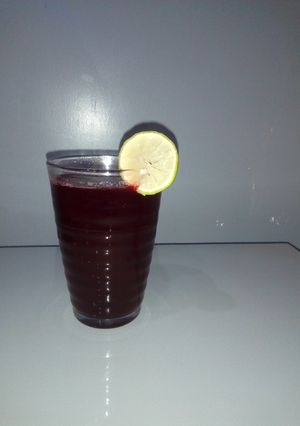A picture of Simple Beetroot, Ginger and lemon Juice.