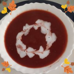Beetroot Carrot Soup A picture of Beetroot Carrot Soup.