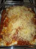 Canelones con dos salsas