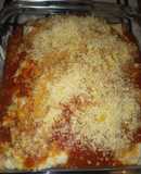 Canelones con dos salsas